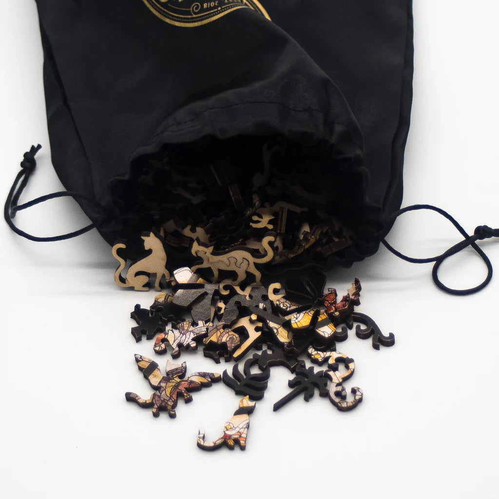 🐈‍⬛Cathedral Cat Wooden Jigsaw Puzzle - 372PCS