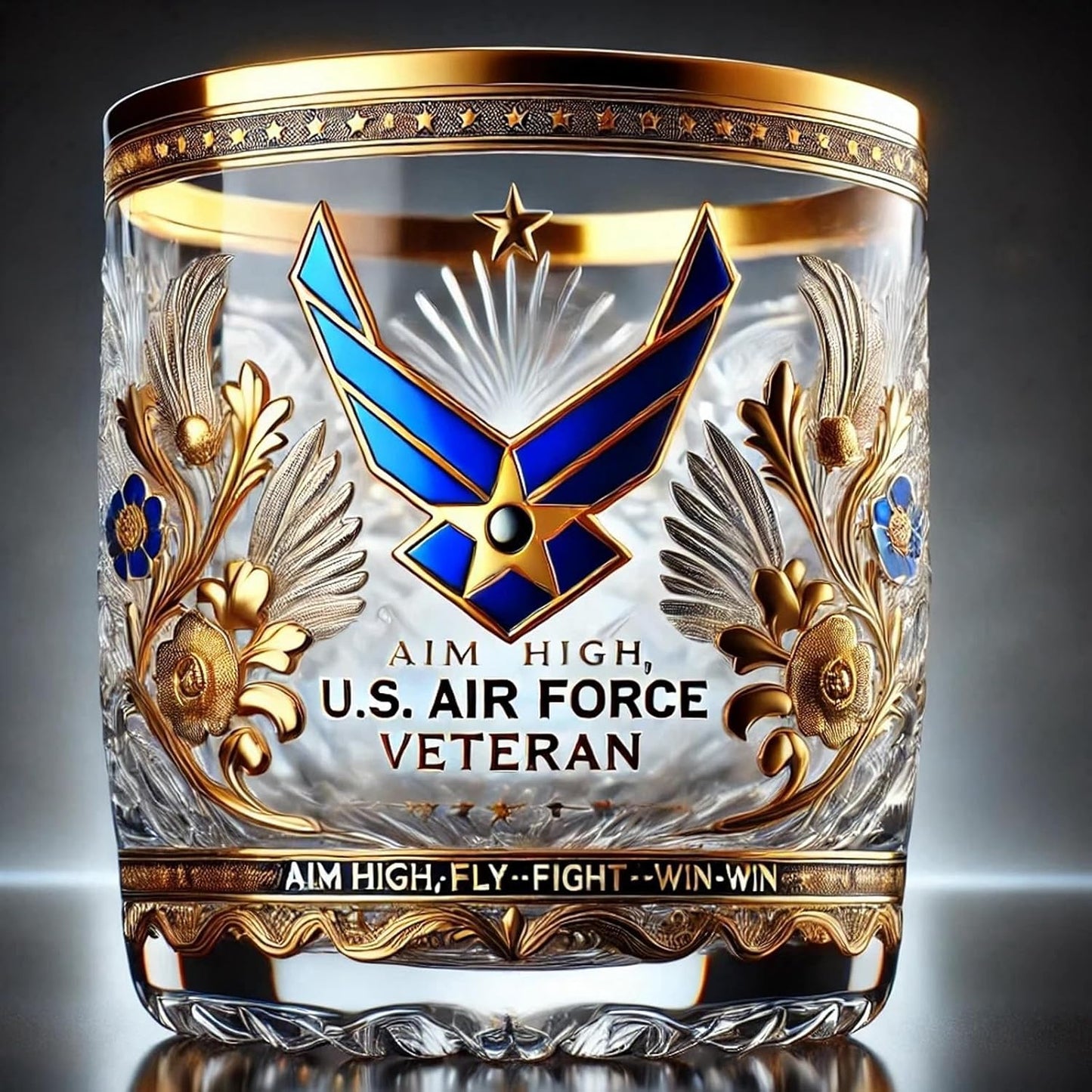 Fanyil Veteran Tribute Glass