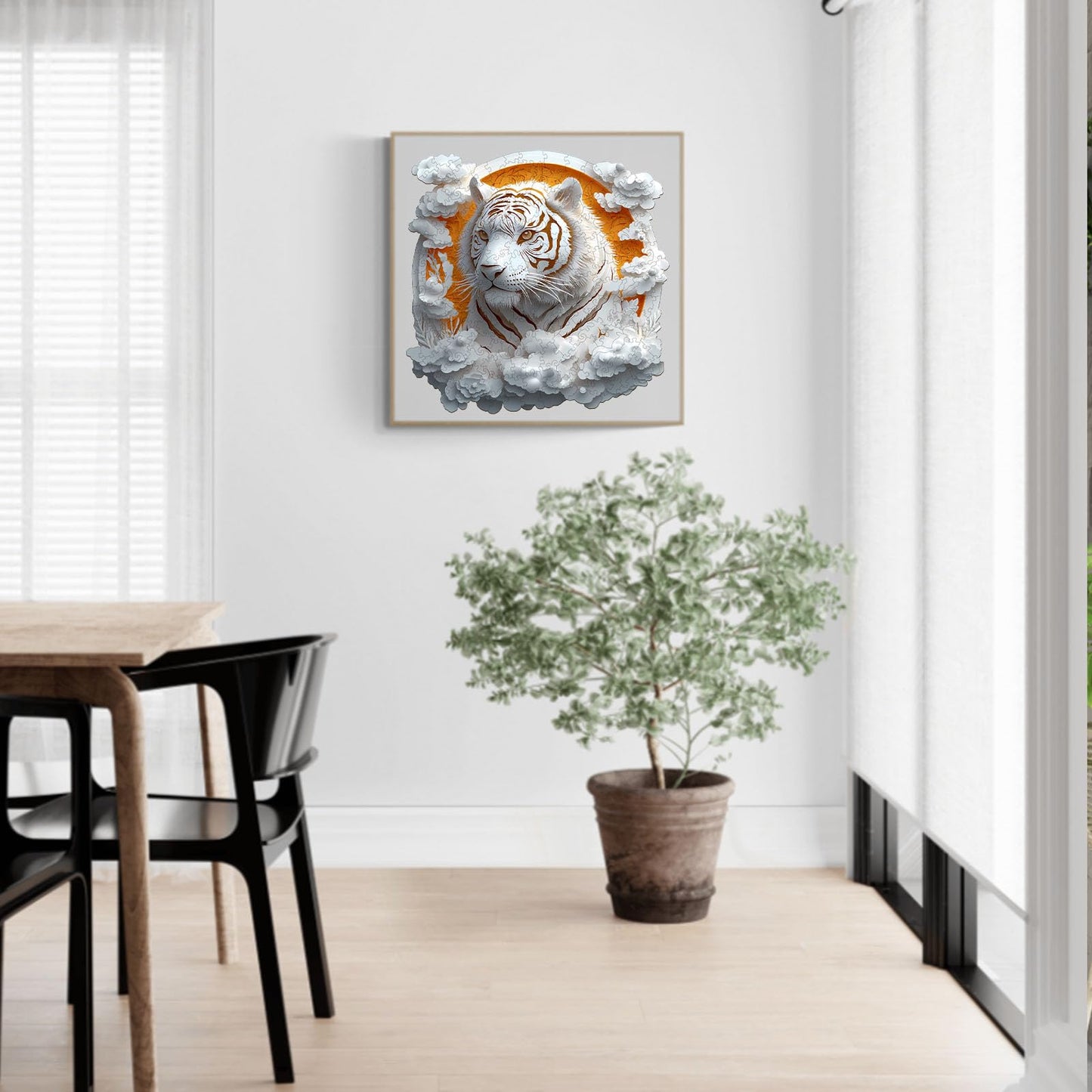 3D Tiger Wooden Jigsaw Puzzle