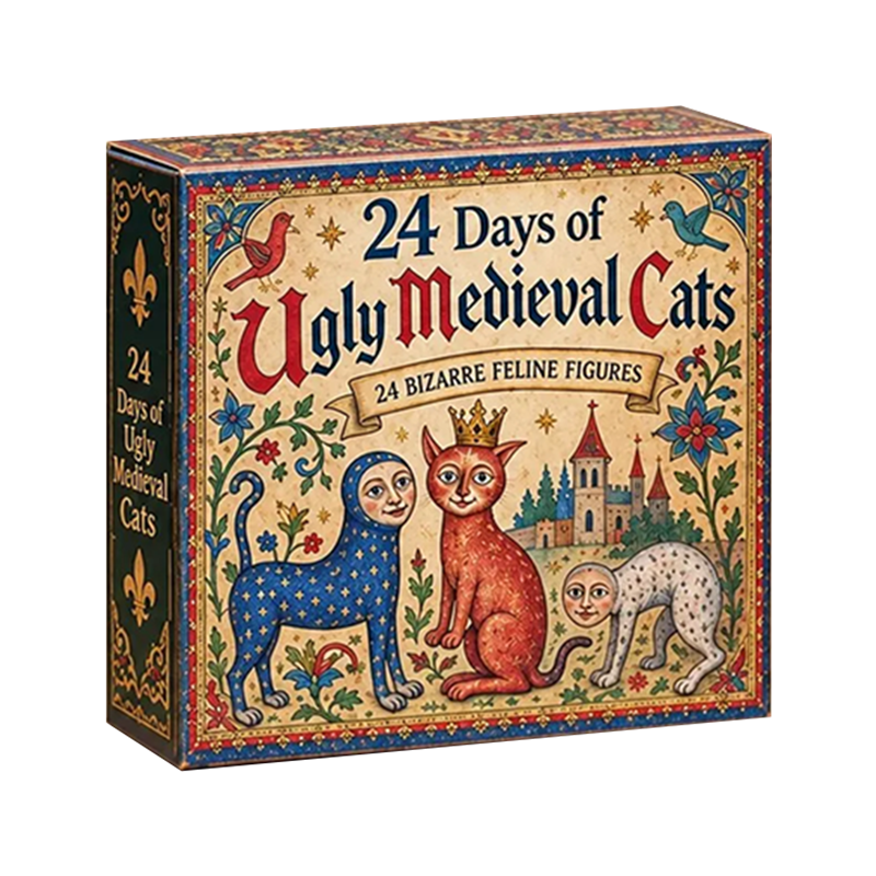 Yifare™ Ugly Medieval Cats Advent Calendar